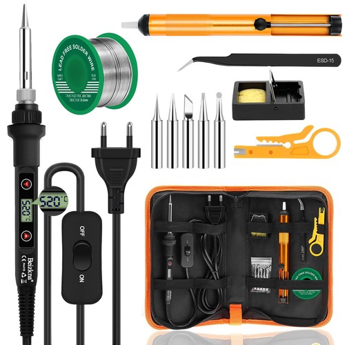 Saldatore stagno kit 80w lcd - 80w,